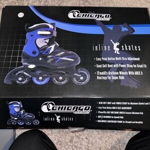 Chicago Skates Blue Inline Skates for Kids (Youth sizes)